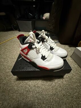 Jordan 4 red cement